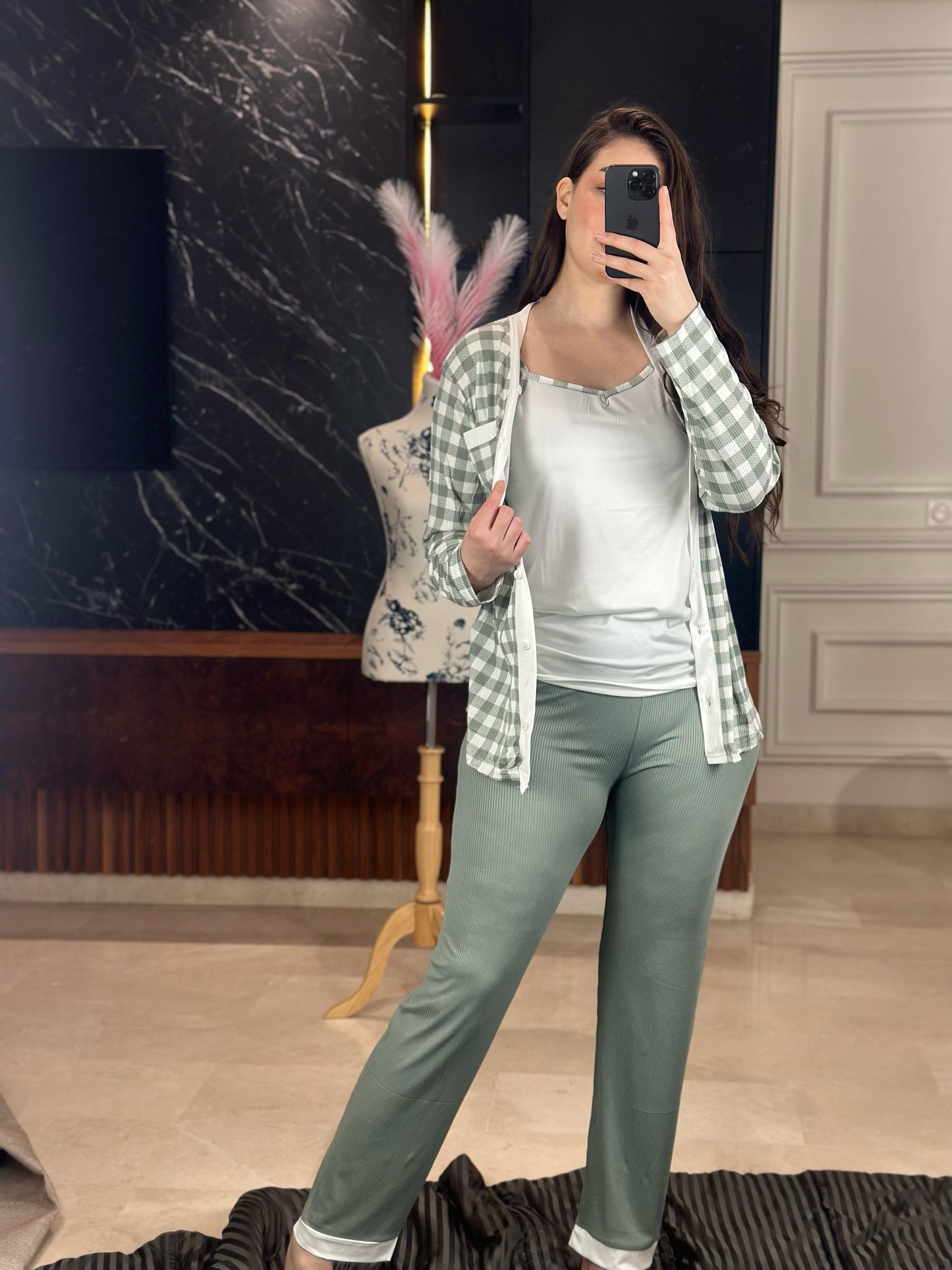 M6 - Pyjama 3 pieces tendance 2025