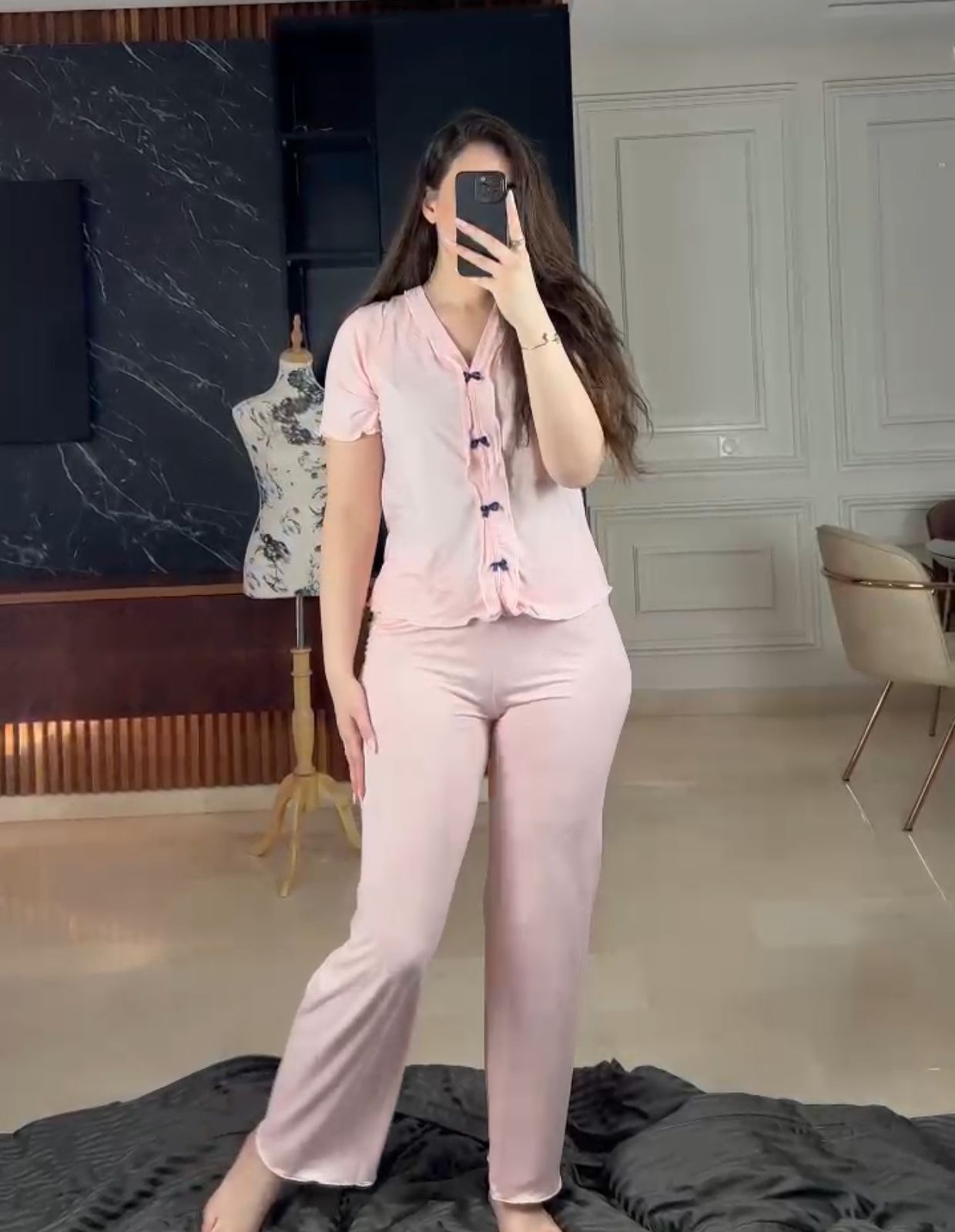 M12- Pyjama demi manche tendance 2025