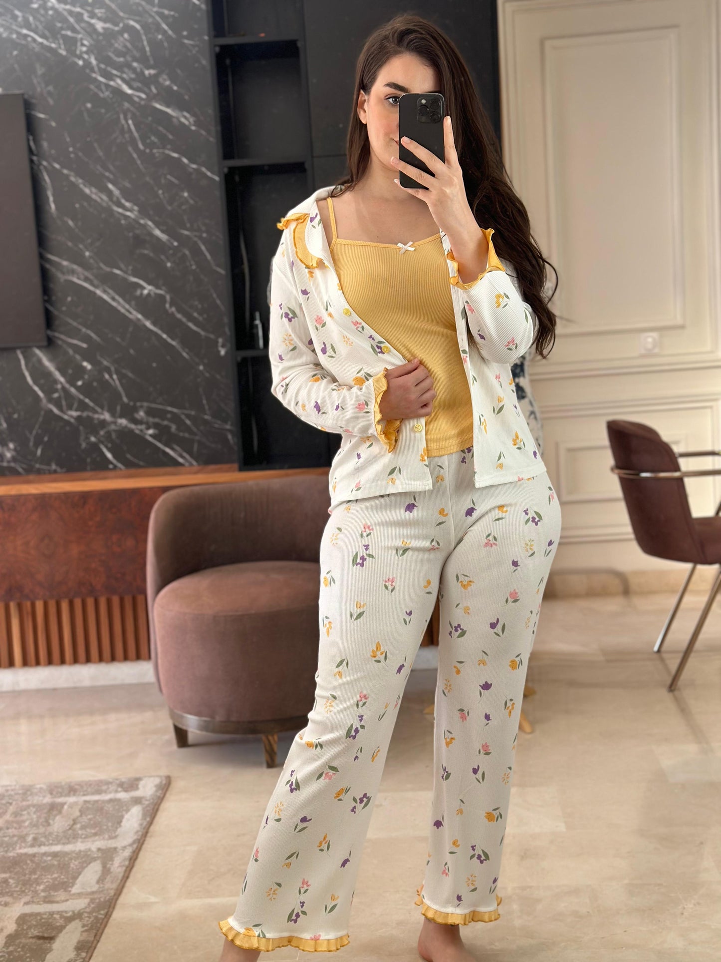 M17- Pyjama 3 pièces tendance 2025 ☀️